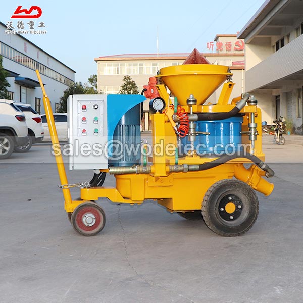 Tunneling concrete spray  shotcrete machine