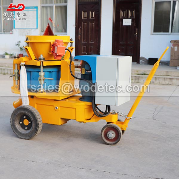 anti-explosion dry way shotcrete machine