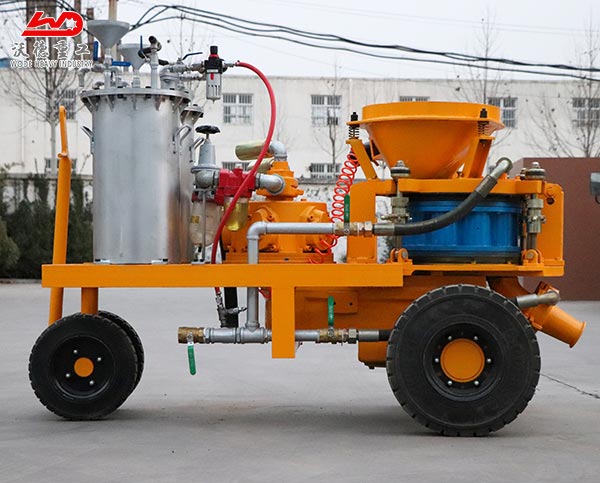 wet concrete shotcrete pump