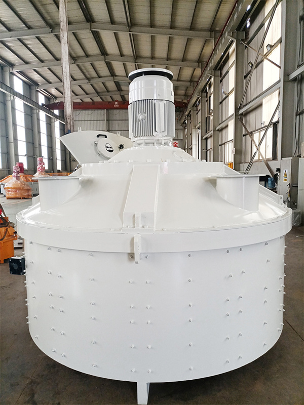 Planetary vertical shaft cement mixer for construction