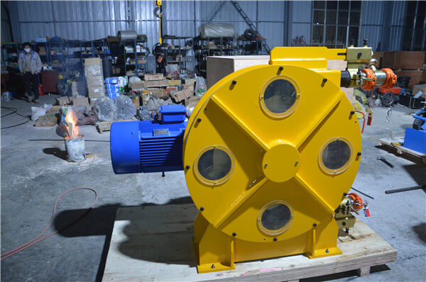 Manufacturer produces extrusion concrete peristaltic hose pump