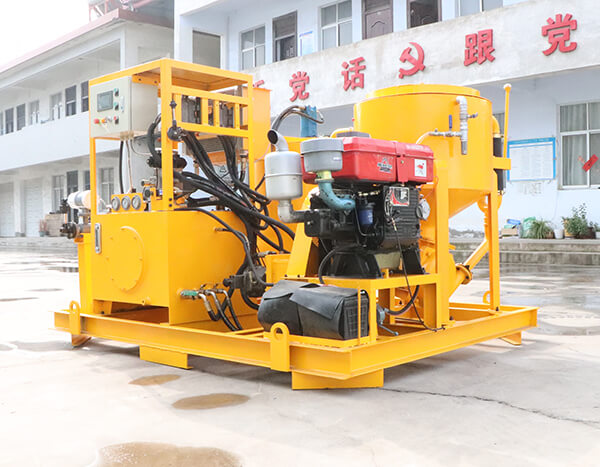 New type grout pump mixer with storage machine sales