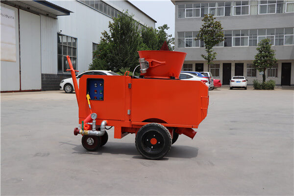 Anti-explosion refractory gunning machine for coal mine spraying