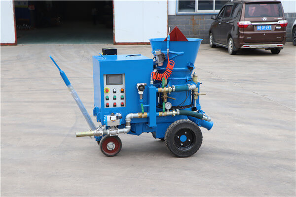 Factory price hot sale refractory trailer shotcrete machine