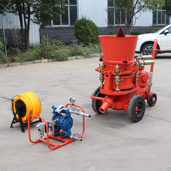 Refractory dry mix shotcrete machine in coal mine spraying for sale