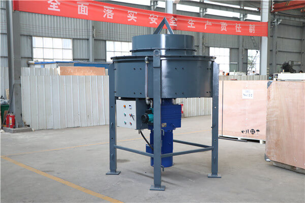 1000kg wear resistant steel line refractory pan mixer