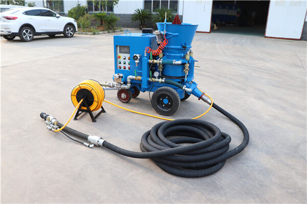 Coal mine dry mix refractory spray shotcrete machine