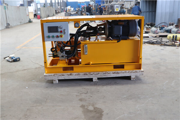 Electric hydraulic grout pump for cement water grout