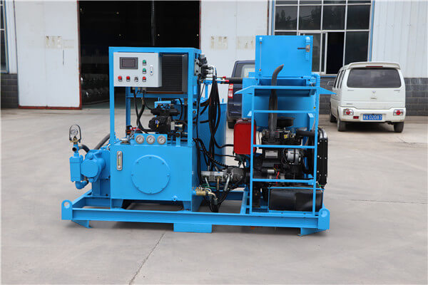 High operating efficiency cement grout station