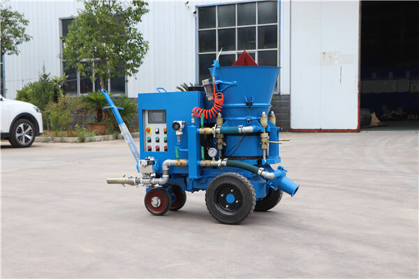 Small capacity refractory concrete gunning machine for sale