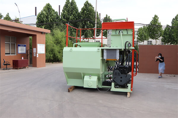 3000L solid hydroseeding mulch pump machine 
